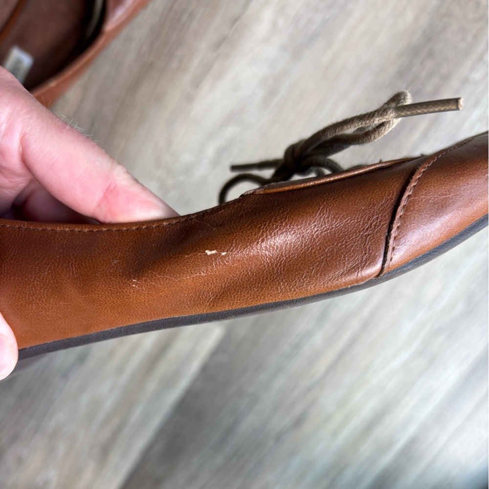 Steve Madden Tan Leather Ballet Flats - Picture 4 of 4
